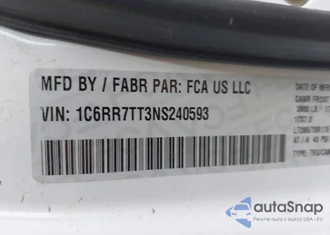 2022 Ram 1500 Classic Slt from USA, damaged, VIN 1C6RR7TT3NS240593